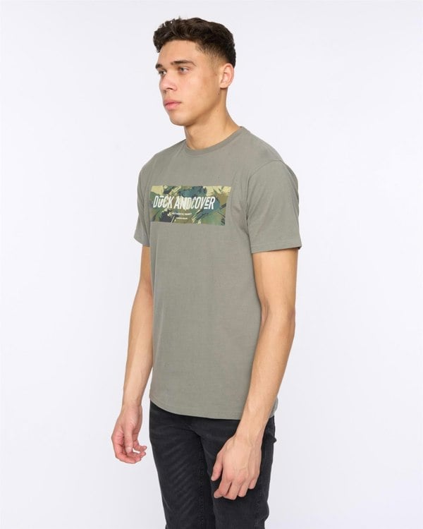 Duck and Cover Wayfirth T-Shirt - Olive