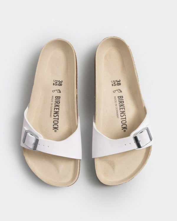 Birkenstock Madrid BF Womens Sandals - White - CHO - Designer Womens Sandals
