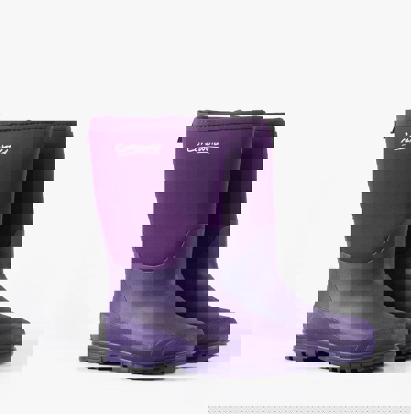 Cotswold HILLY NEOPRENE Girls Wellington Boots Purple