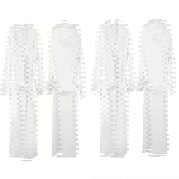 Cotton Unisex Hammam Bathrobe, White