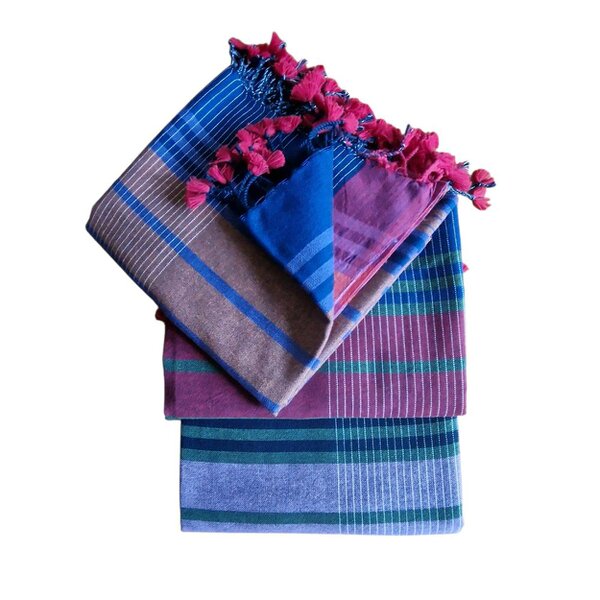 Cotton and Olive Ezra Multicoloured Hammam Towel