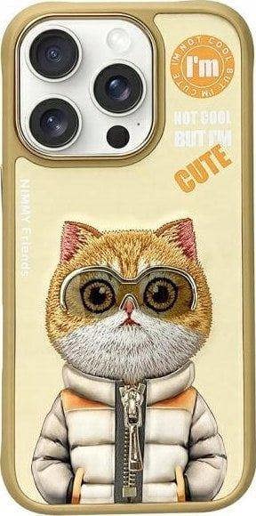 Nimmy Friends Cool & Cute 2.0 Cat Case for iPhone 16 Pro Max 6.9" Khaki - N-KM-iP16-Pro-Max-05