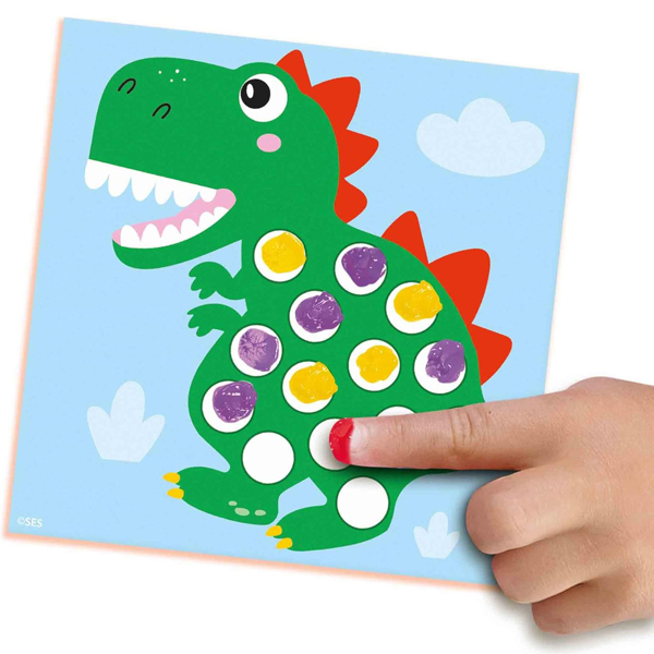 SES Creative My first - Fingerprint paint dinos