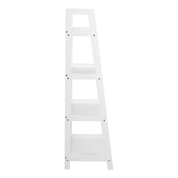 Furniture To Go Wally Bookcase with 4 Shelves in White