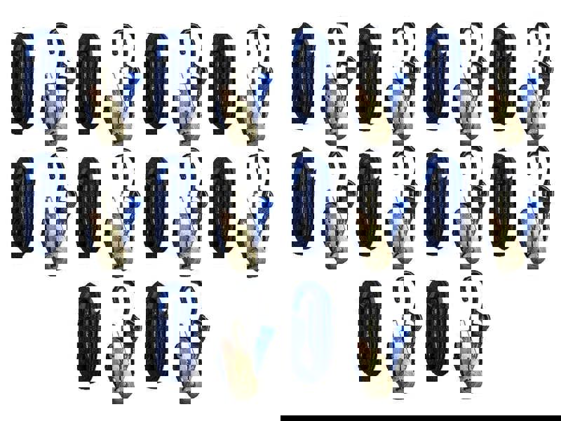 Ratchet Tie Down Straps 25MM 0.8T 5M X10 (Heavy Duty Cargo Lashing Ton S Hook)