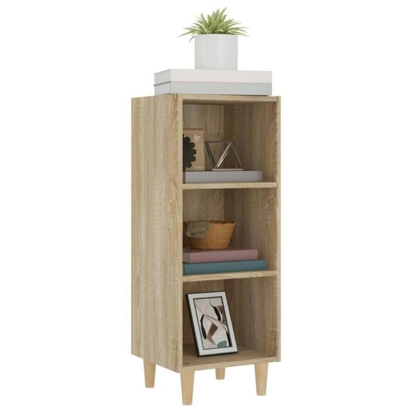 Berkfield Sideboard Sonoma Oak 34.5x32.5x90 cm Engineered Wood