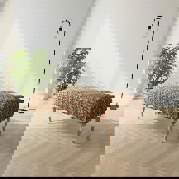 Modern Rectangular Non - Storage Ottoman Seating Stool for UK Homes - ISTOOLS