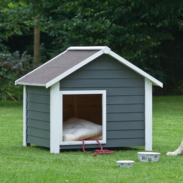 Cerland Willow Wooden Dog Kennel Medium 4 x 4 Outdoor Pet House Kennel