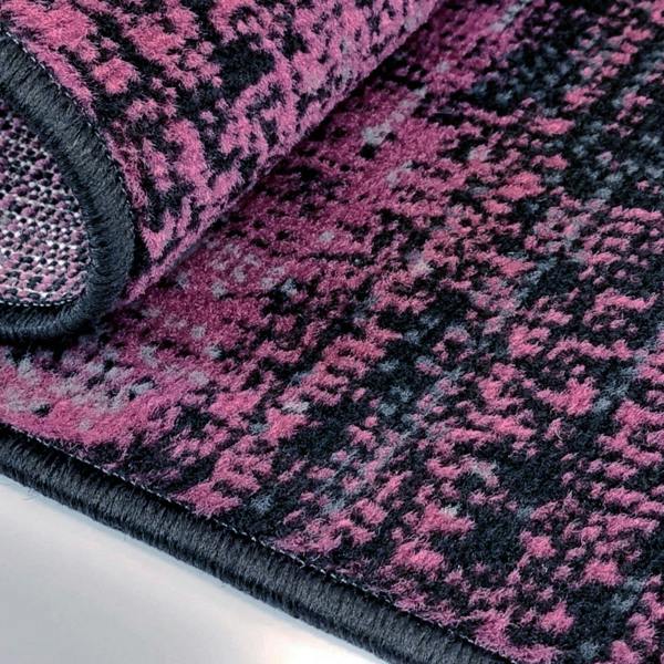 Deep Purple Rug Geometric Large XL Small Soft Modern Room Carpet Abstract Rug