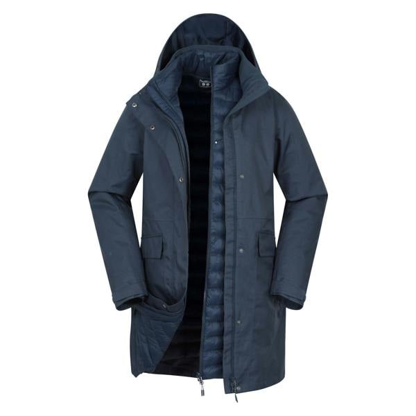 Mountain Warehouse Womens/Ladies Rain On 3 in 1 Waterproof Jacket - Blue - 
