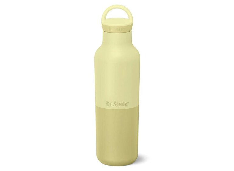 Klean Kanteen 592ml Rise Insulated Classic Water Bottle with Arch Loop Cap - Wax Yellow