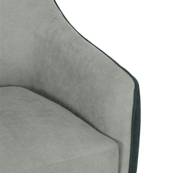 Dorel Home Kayden Lounge Chair Grey Chenille