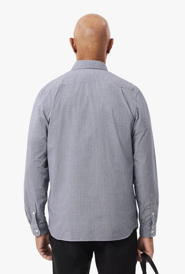 Lacoste Regular Fit Gingham Poplin Shirt