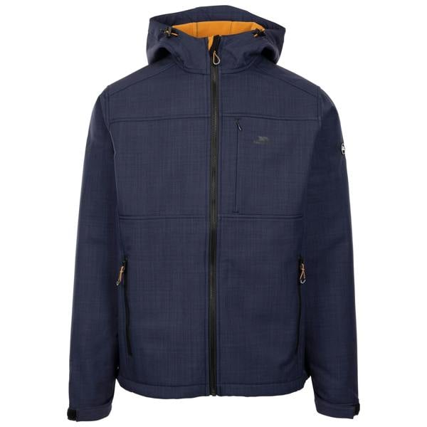 Trespass Mens Piber TP75 Soft Shell Jacket - Navy Marl - 