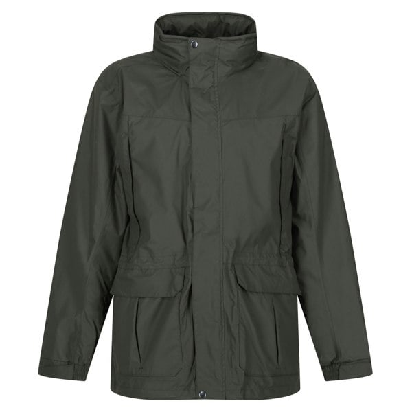 Regatta Mens Vertex III Waterproof Breathable Jacket - Dark Olive