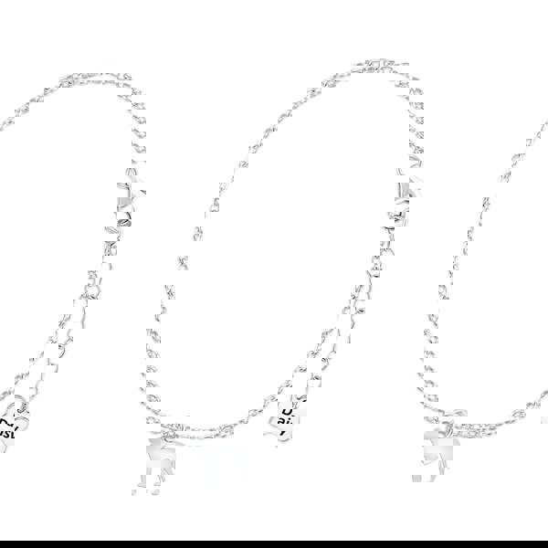 Mylee London Bullmastiff Silhouette Silver Chain Bracelet - Personalised