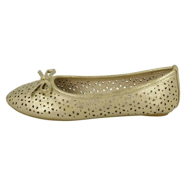 Spot On Girls Spot On Cut Out Detail Ballerina Flats
