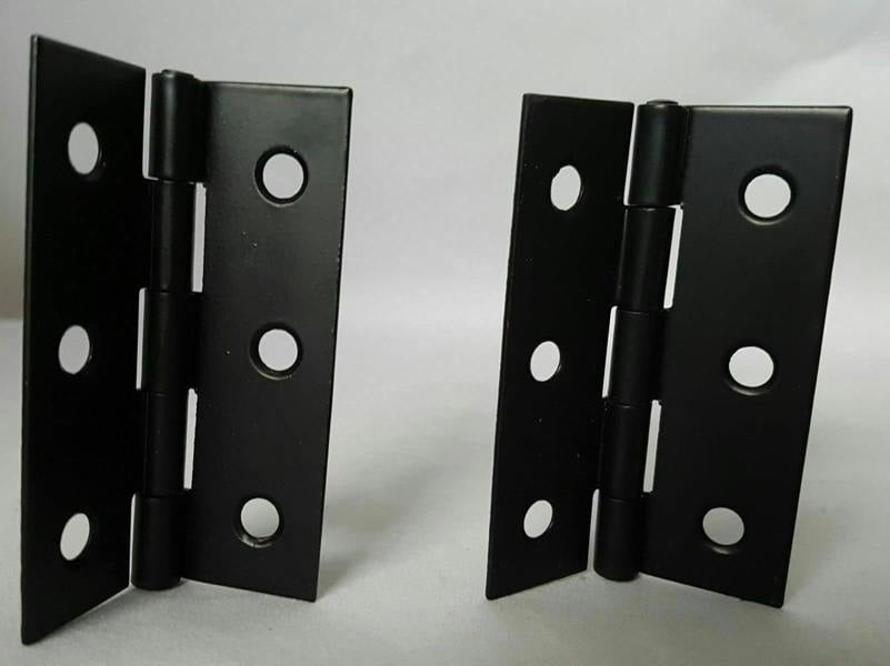 Haven Heritage 3" INCH Butt Hinges for Interior Doors Matt Black Finish - 9 x Pairs