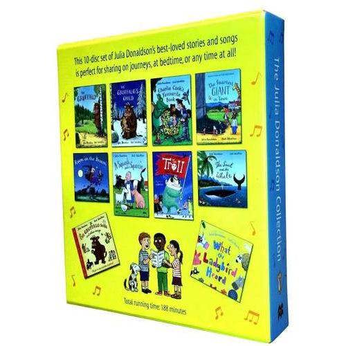 The Julia Donaldson Collection 10 Audio CD Disks of Stories and Songs! (Gruffalo, Room on the Broom, Troll, Smartest Giant in Town & MORE!)