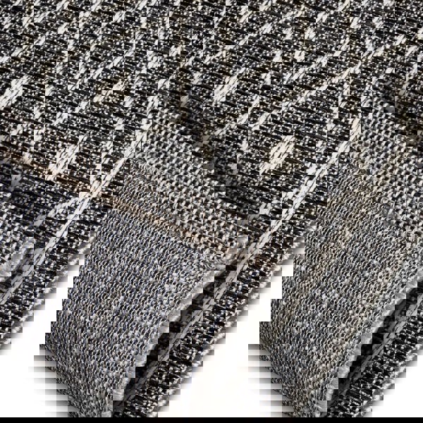 Indoor & Outdoor Tribal Scandy Rug – Grey