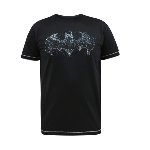 Duke Mens D555 Robin Batman Crew Neck Kingsize T-Shirt - Black