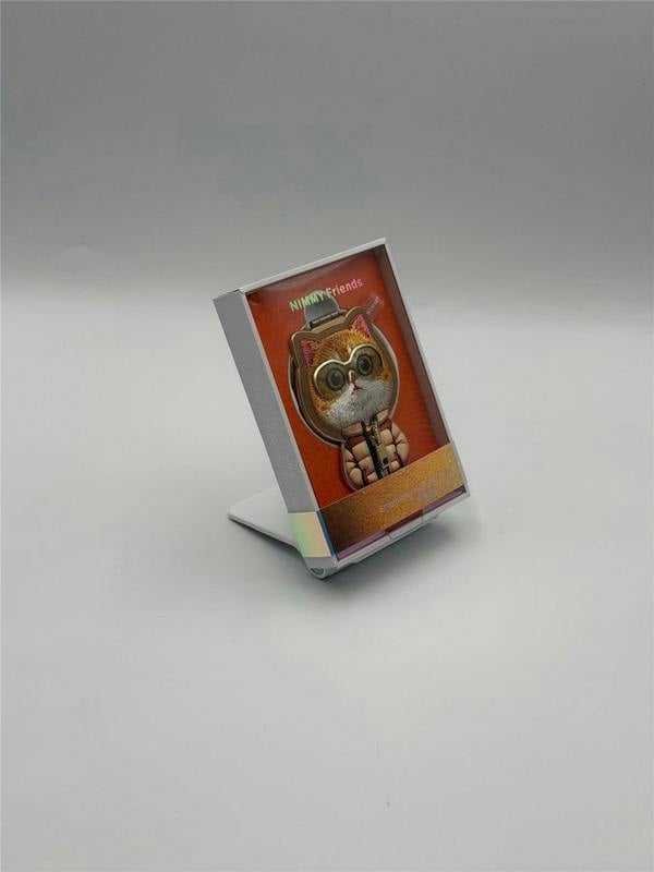 Nimmy Friends Nimmy Cool & Cute 2.0 Orange Cat Embroidery Magnetic Stand with MagSafe Orange - N-KM-BSZJ-05