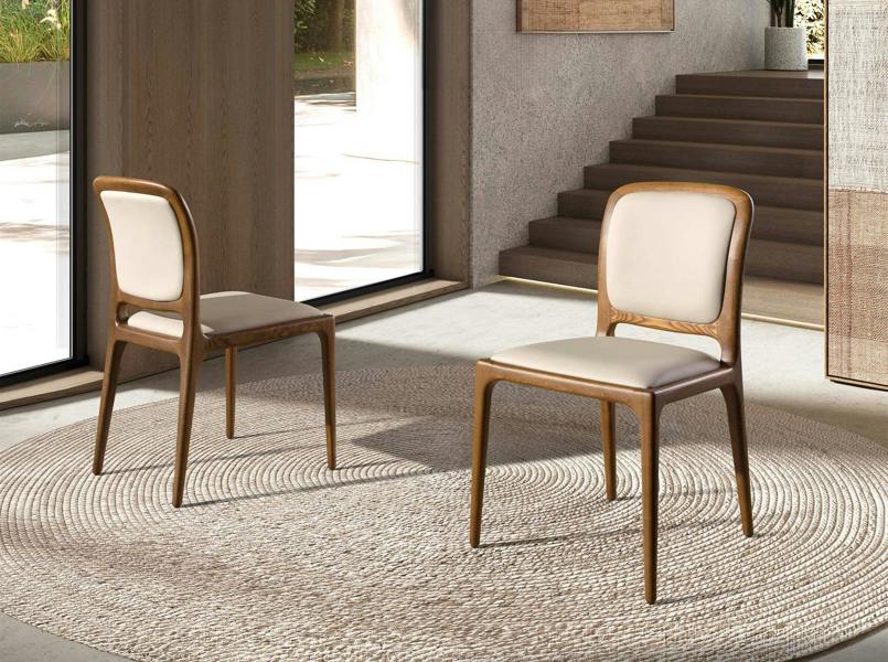 Angel Cerdá Cream Leatherette Chair 4169