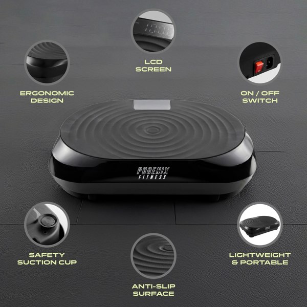 Phoenix Fitness Vibration Plate with Remote Control