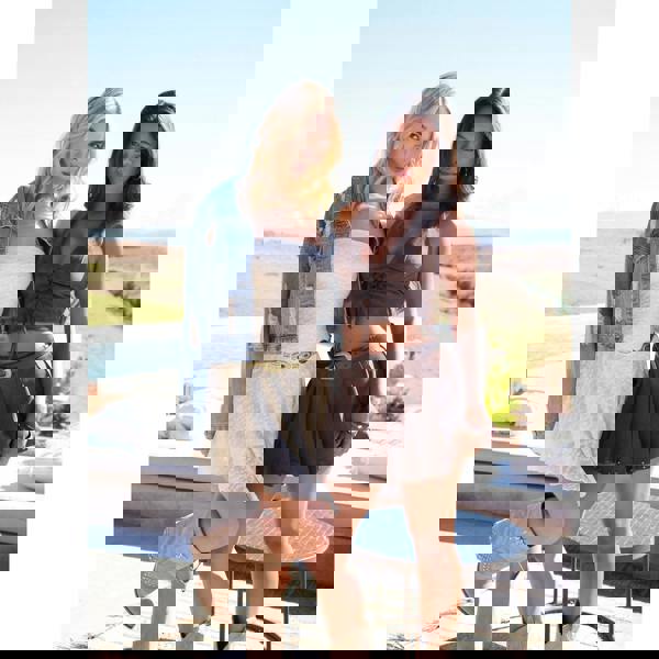 Pink Vanilla Distressed Cropped Denim Jacket