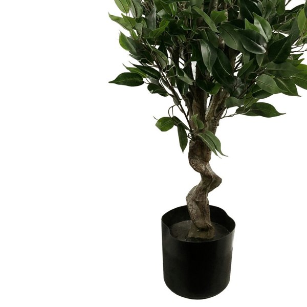 Leaf 110cm Artificial Evergreen Ficus Tree