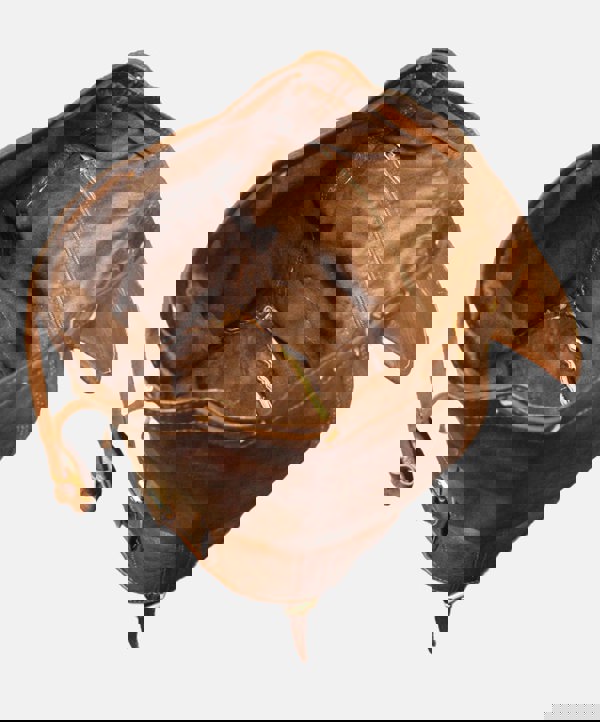 Berber Leather The Larache Large Rucksack in Dark Brown