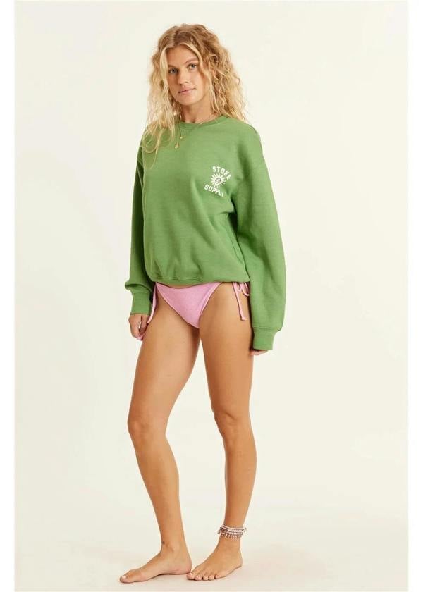 Sisstrevolution Lucia Long Sleeve Fleece Crew