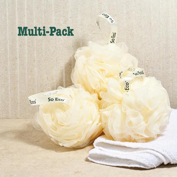 So Eco Bath & Shower Pouf - 3 Pack