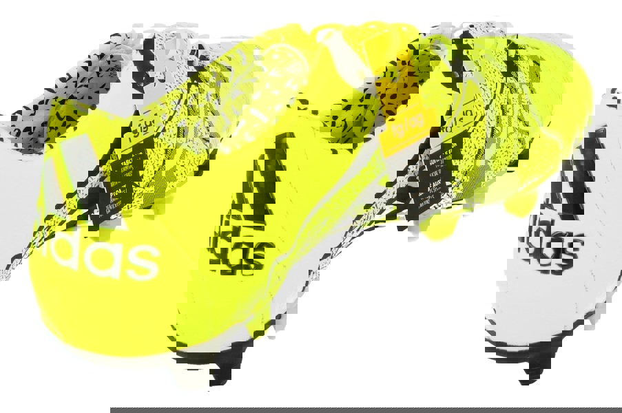 Adidas X 15.1 Fg/Ag Leather Mens Football Boots  B26979 - Yellow Black B26979 - Photo 2