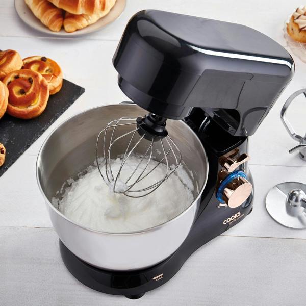 Cooks Professional 4.5L Stand Mixer | Black and Rose Gold