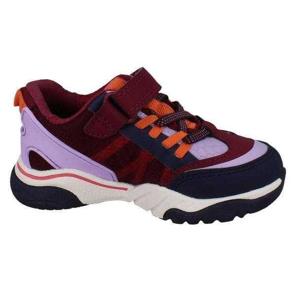Clarks Kids Clarks Vegan Colour-Pop Sports Trainers - Feather Track