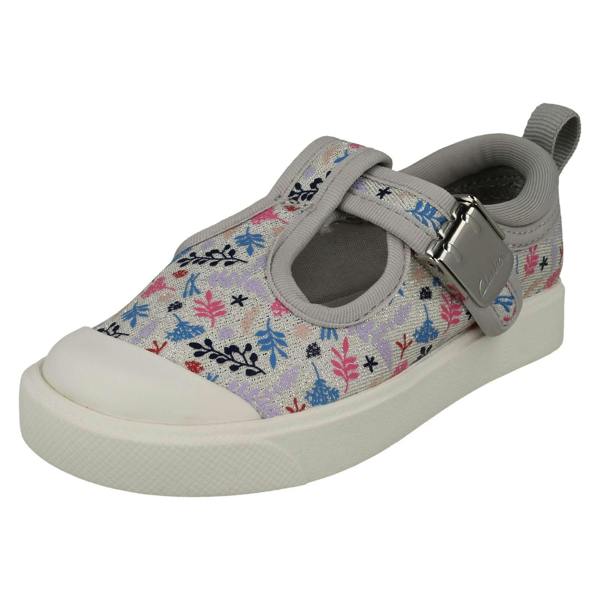 Clarks Girls Clarks Casual T-Bar Shoes City Dance
