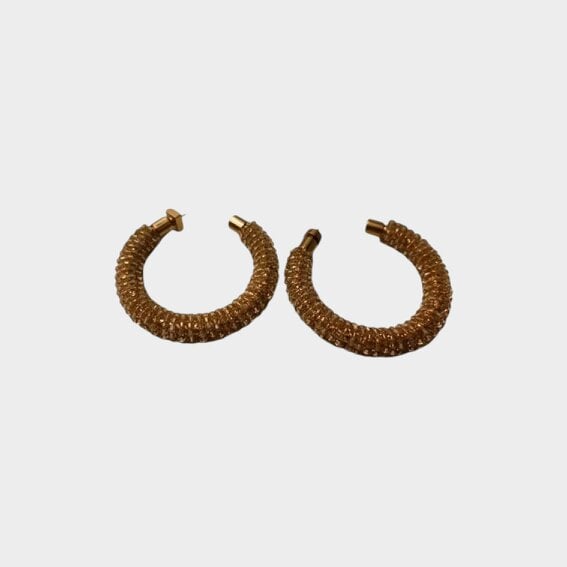 Jacquemus Les Creoles Brila Beige