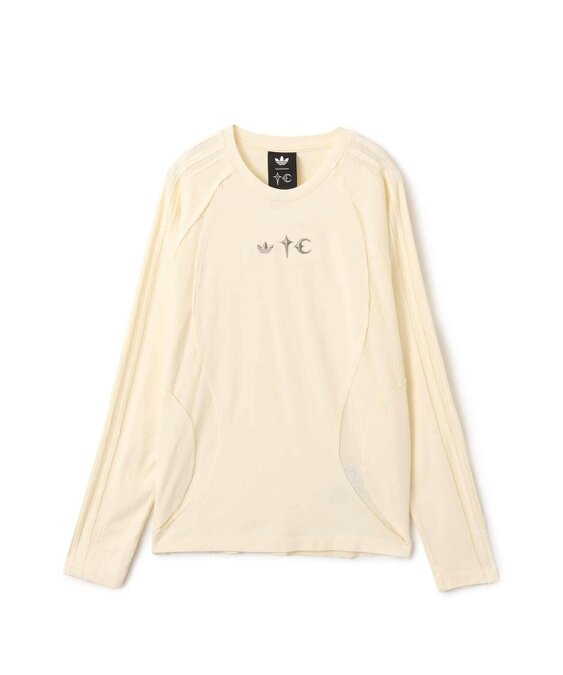 Adidas Teamgeist Long Sleeve Tee Cream White