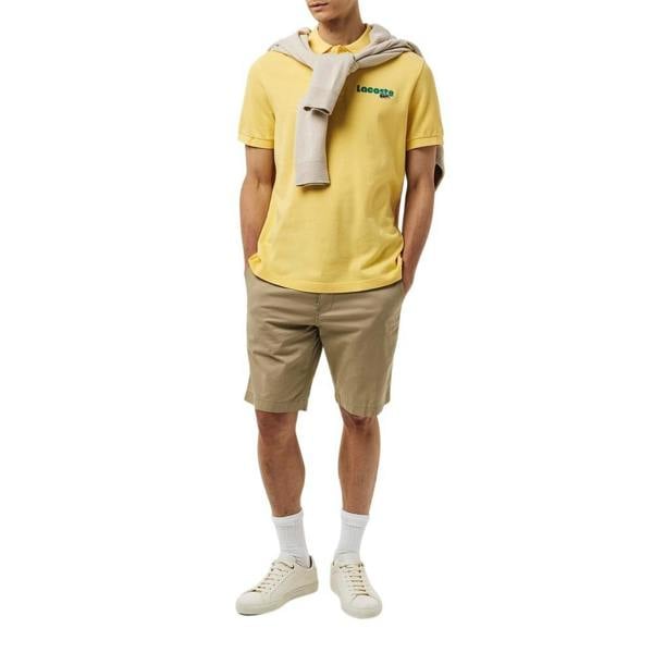 Lacoste Mens Relaxed Fit Polo Shirt - Cornsilk - 