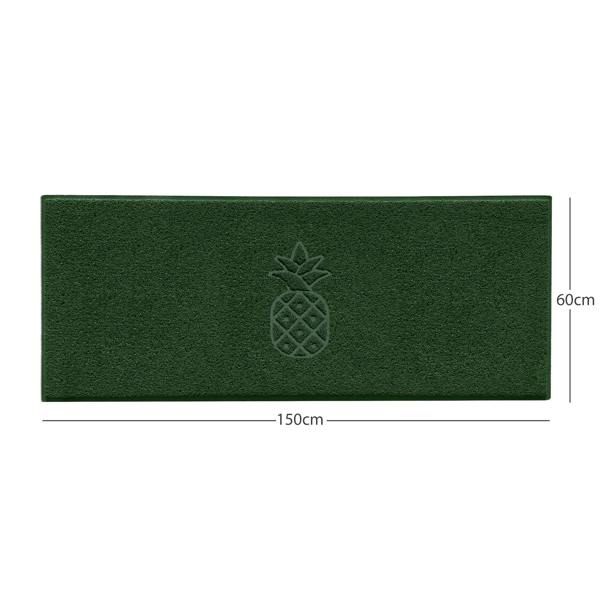Nicoman Embossed Pineapple Grey Spaghetti Door Mat