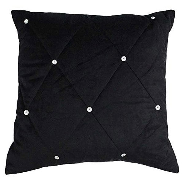 Riva Home Riva Paoletti New Diamante Cushion Cover - Black