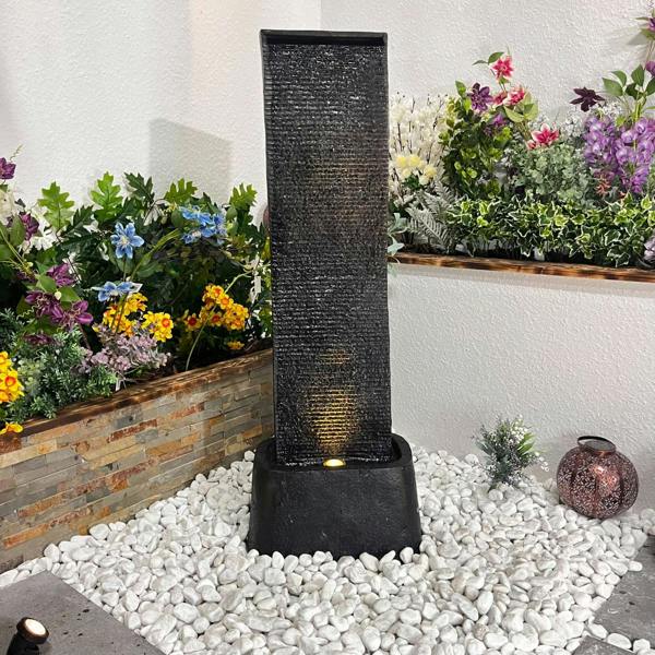 Tranquillity Water Features Noir Cascade Oriental Water Feature