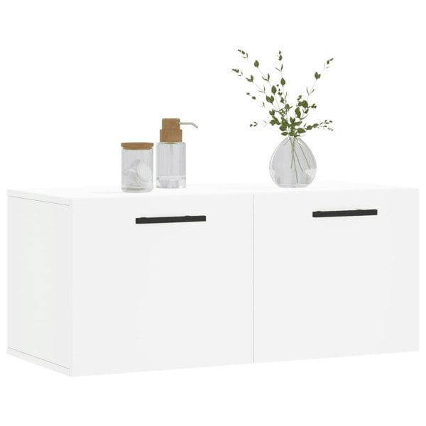Berkfield Wall Cabinet White 80x36.5x35 cm Engineered Wood