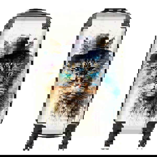 Warren Reed Siberian Cat Splashart Suitcase