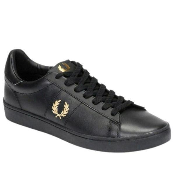 Fred Perry Spencer Leather B8250 102 Black Trainers