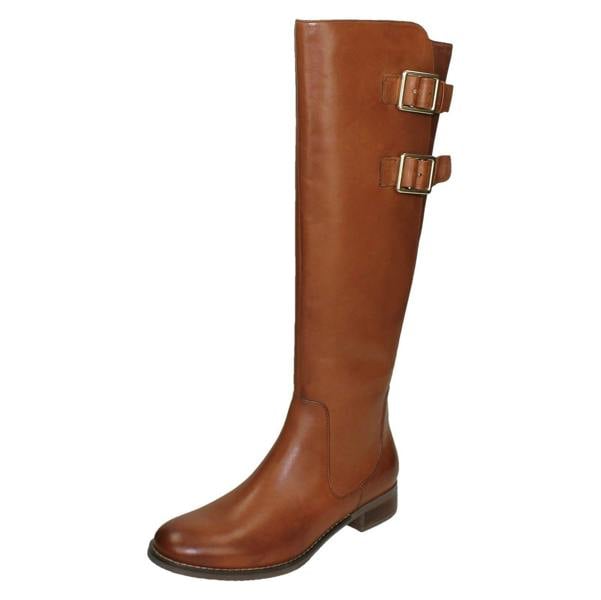 Clarks Ladies Clarks Knee High Boots Netley Ride