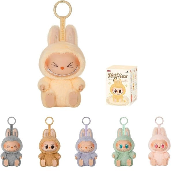 Pop Mart THE MONSTERS - Have a Seat Series Whole Set (6 Boxes) Labubu Designer Blind Box Collectible Toys - 100% genuine Money Back Guarantee