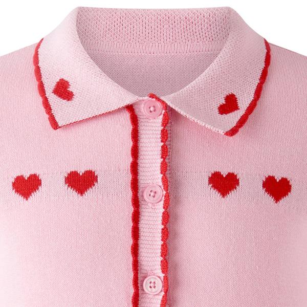 Rachel Riley Heart Intarsia Cardigan