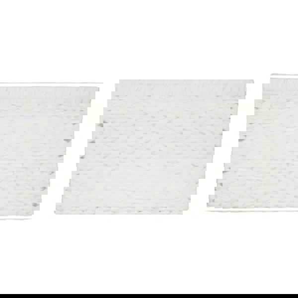 White Paper Rope Rectangular Storage Basket